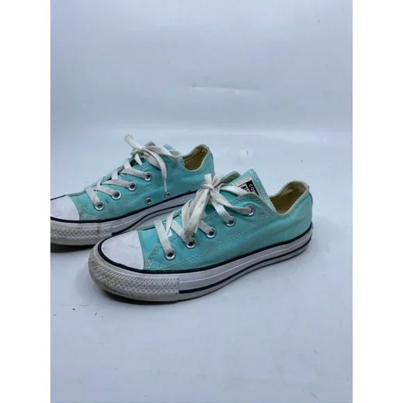 CONVERSE Sneakers White Green Men's Size 4 - Picture 4 of 7
